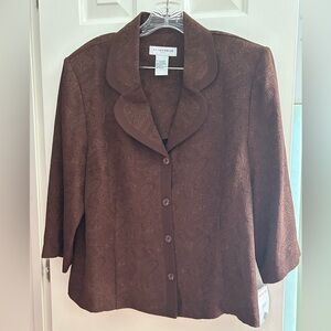 Brown Paisley Women's Jacket